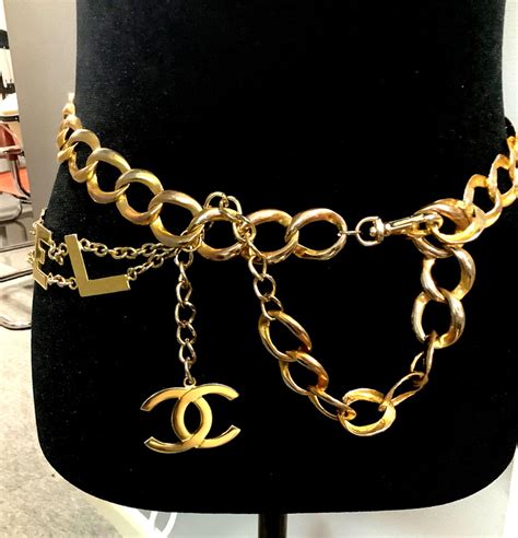 fake chanel chain belt|chanel belt original.